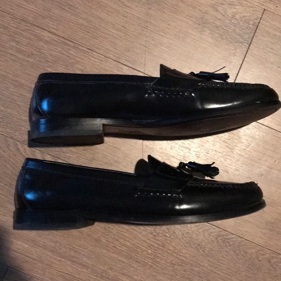 Cole Haan Black Penny Loafers - Picture 3 of 4